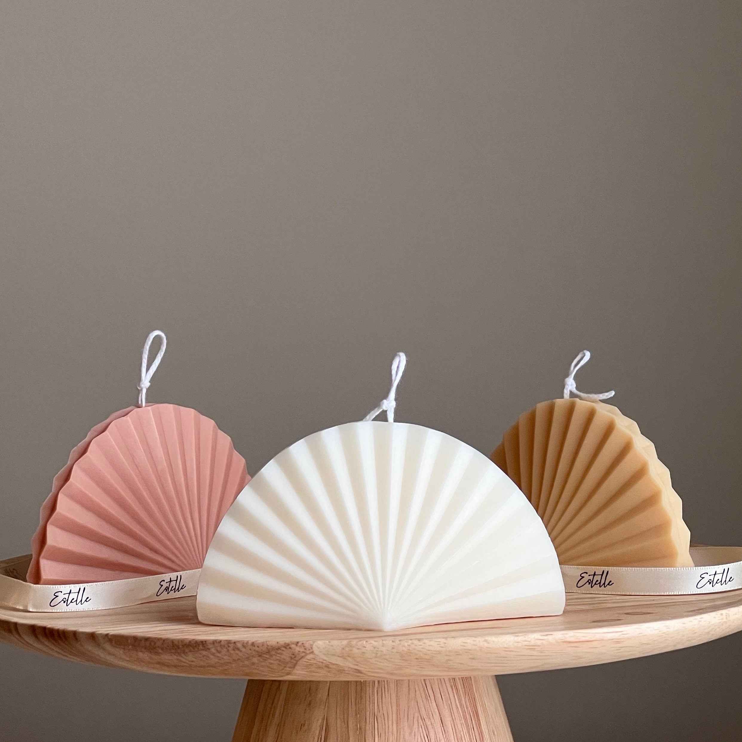 Origami Shell Candle